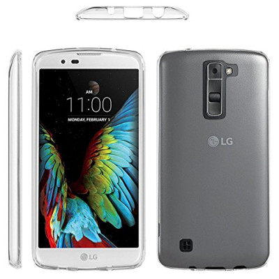 Силиконови гърбове Силиконови гърбове за LG Силиконов гръб ТПУ ултра тънък за LG K10 K410 / LG K10 LTE K430 кристално прозрачен